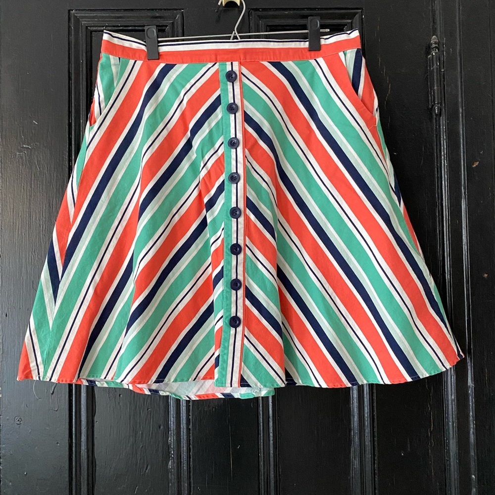 ModCloth Retro Stripe skirt